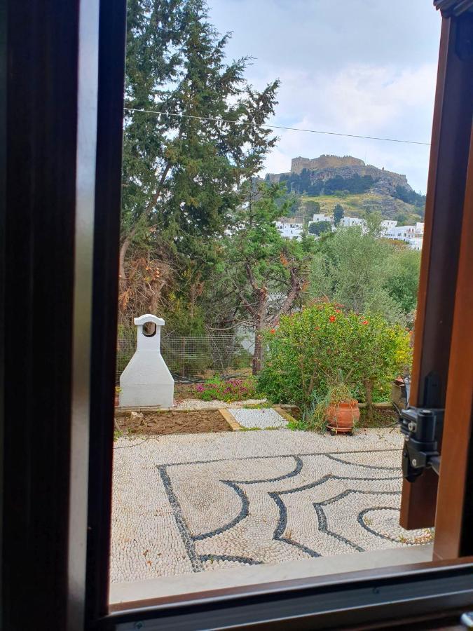 Galini View Apartments Lindos Bagian luar foto