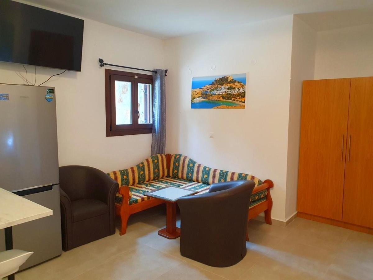 Galini View Apartments Lindos Bagian luar foto