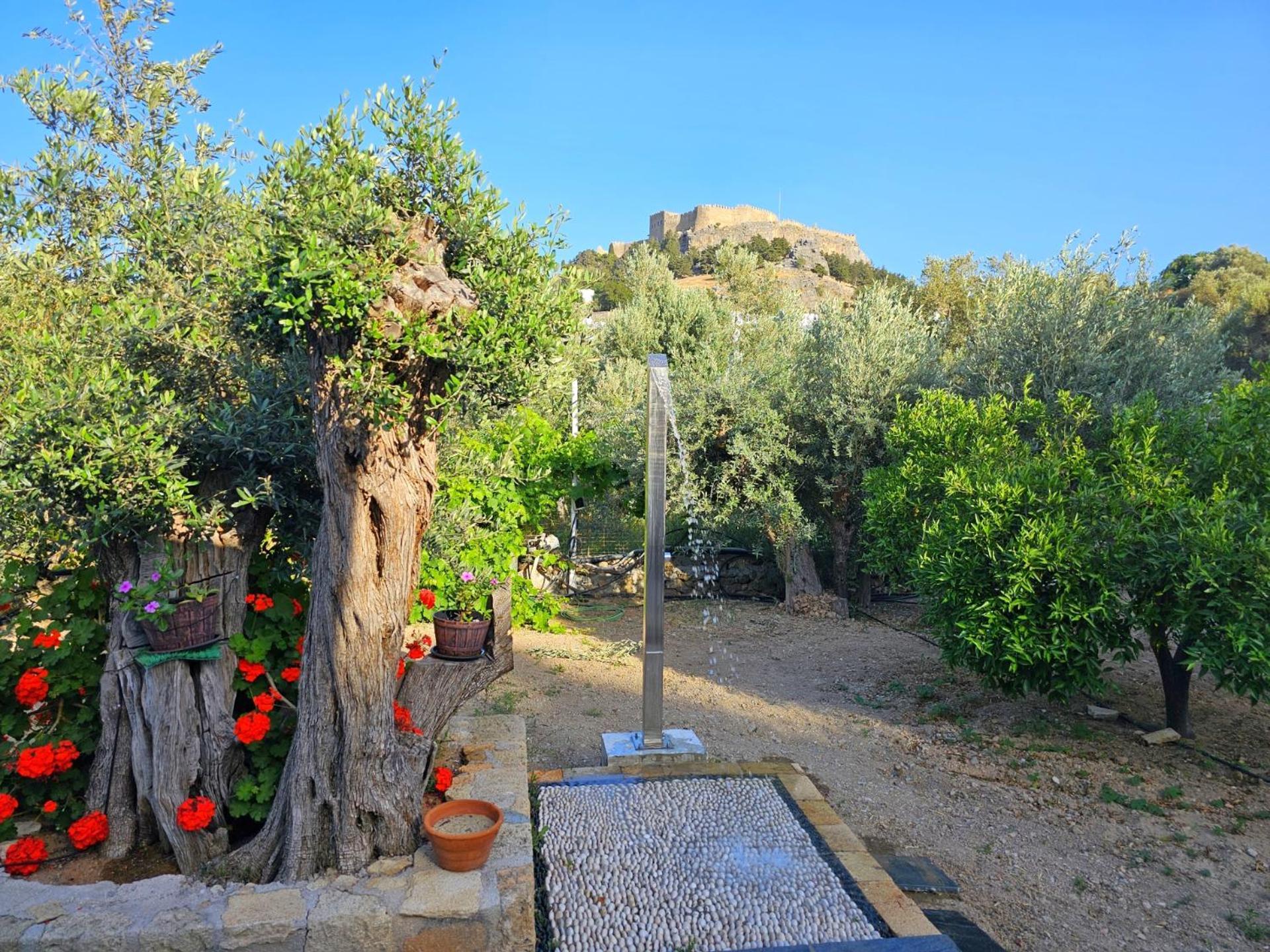 Galini View Apartments Lindos Bagian luar foto