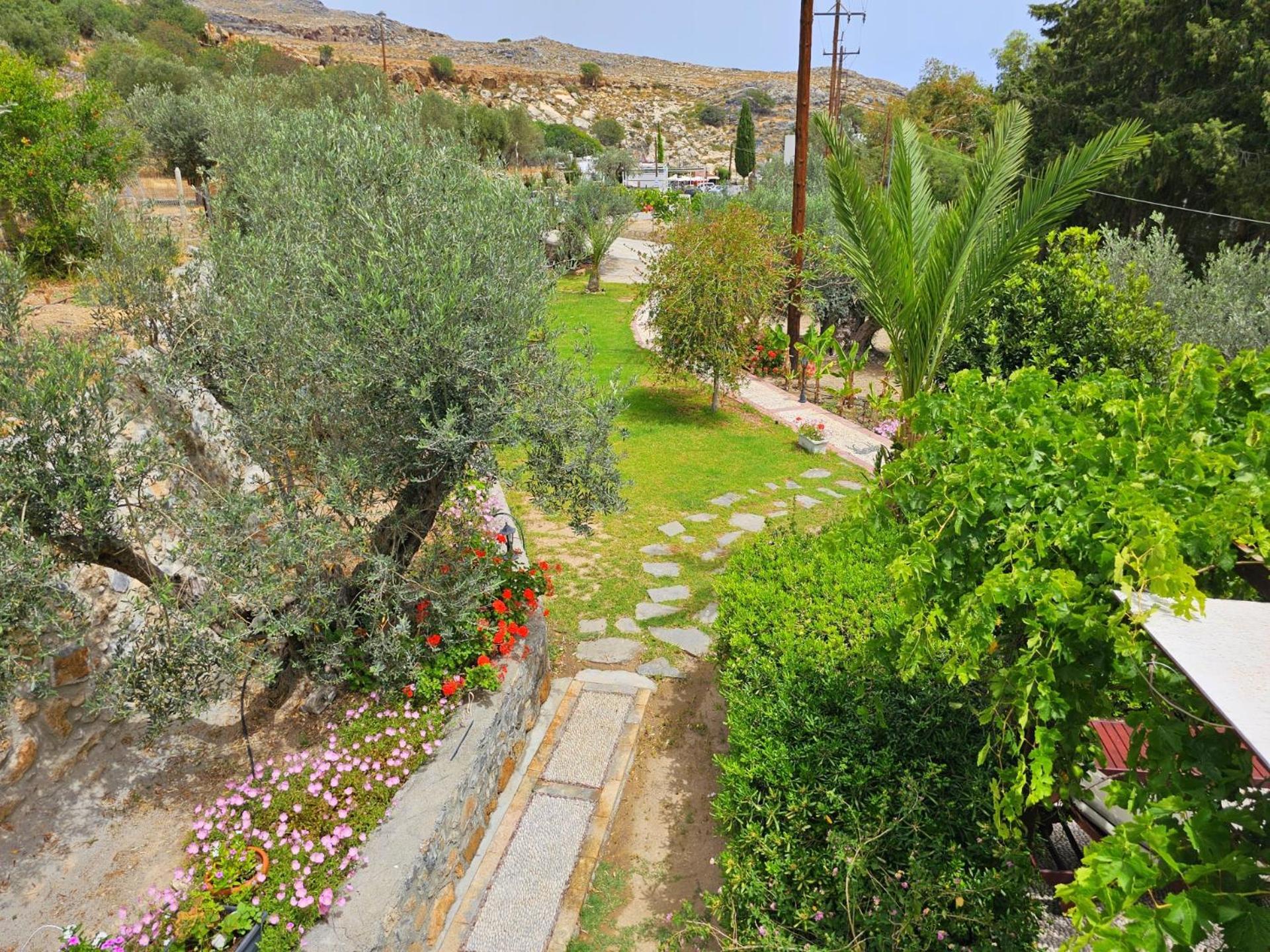 Galini View Apartments Lindos Bagian luar foto