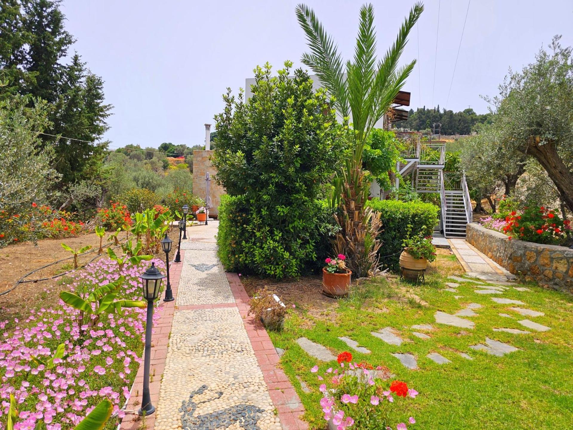 Galini View Apartments Lindos Bagian luar foto