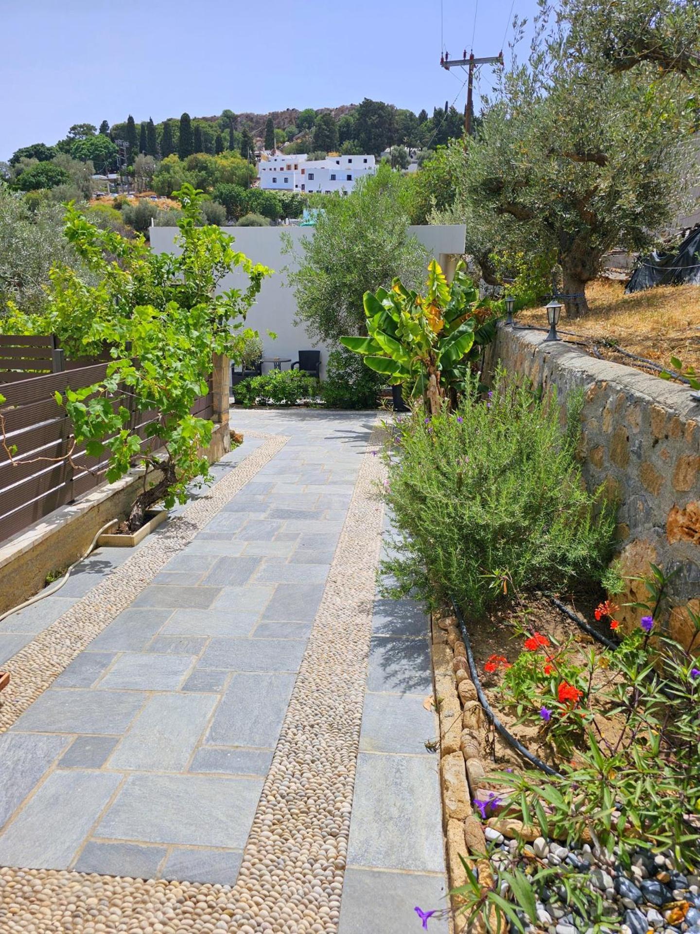 Galini View Apartments Lindos Bagian luar foto