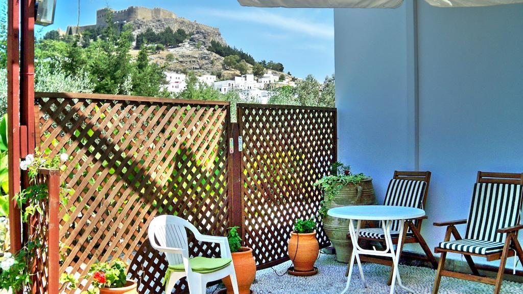 Galini View Apartments Lindos Ruang foto