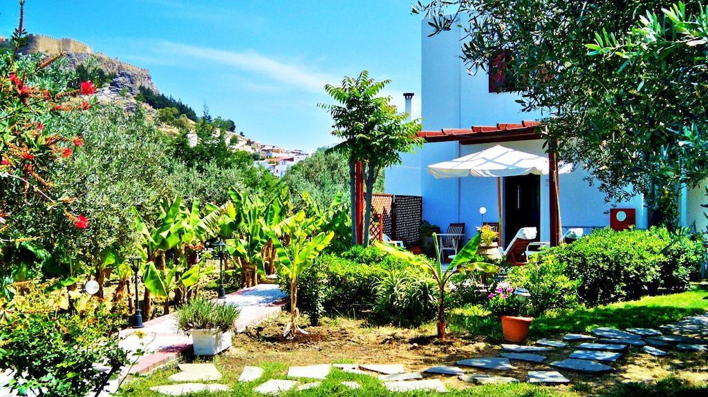 Galini View Apartments Lindos Bagian luar foto